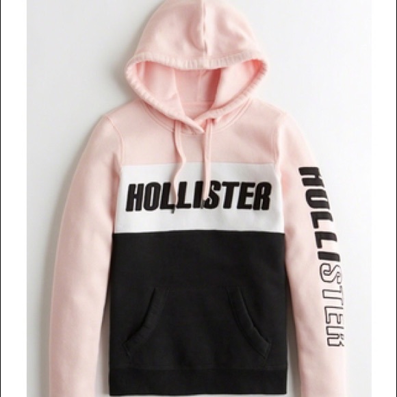 hollister colorblock hoodie